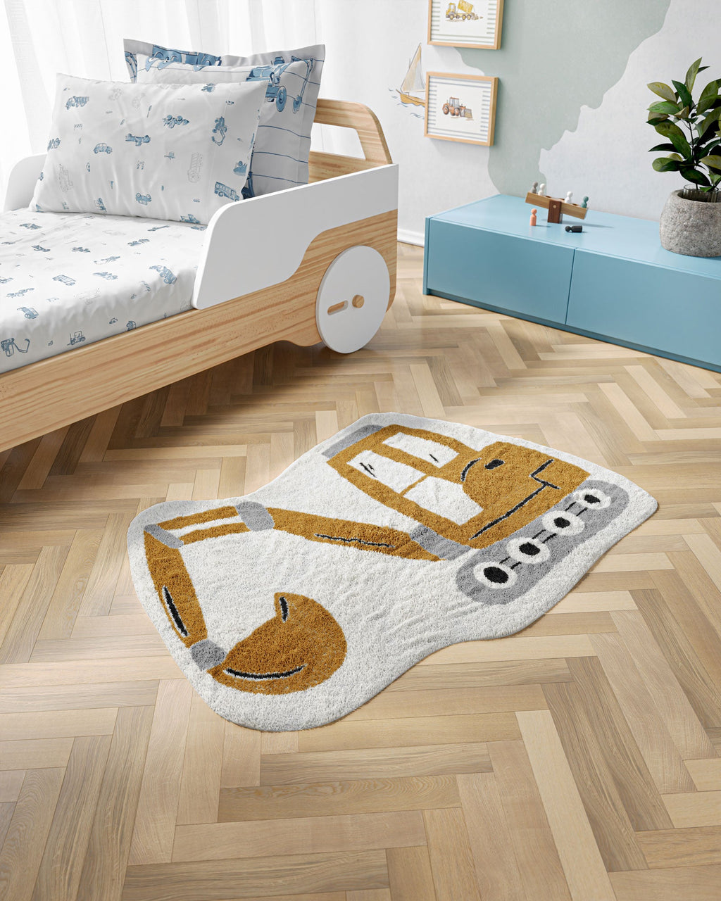 Digger Washable Rug