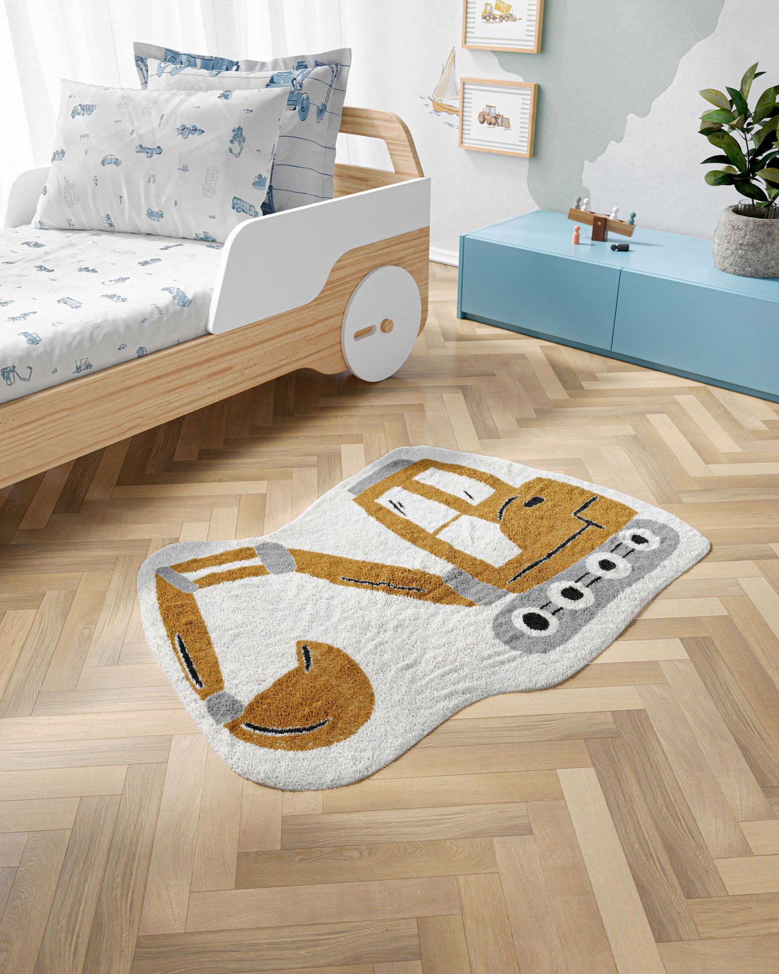 Digger Washable Rug
