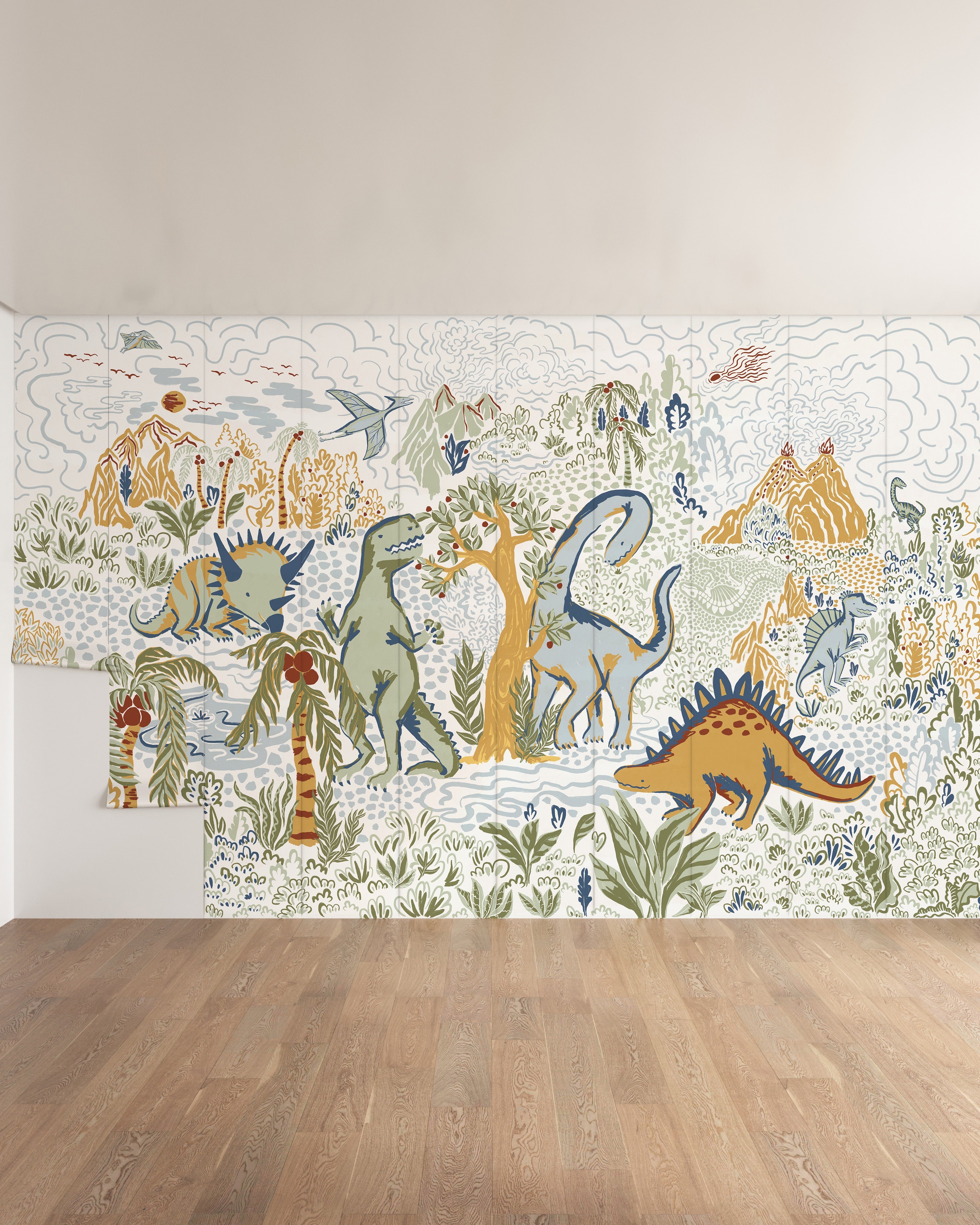 Dinosaur Island Wall Mural