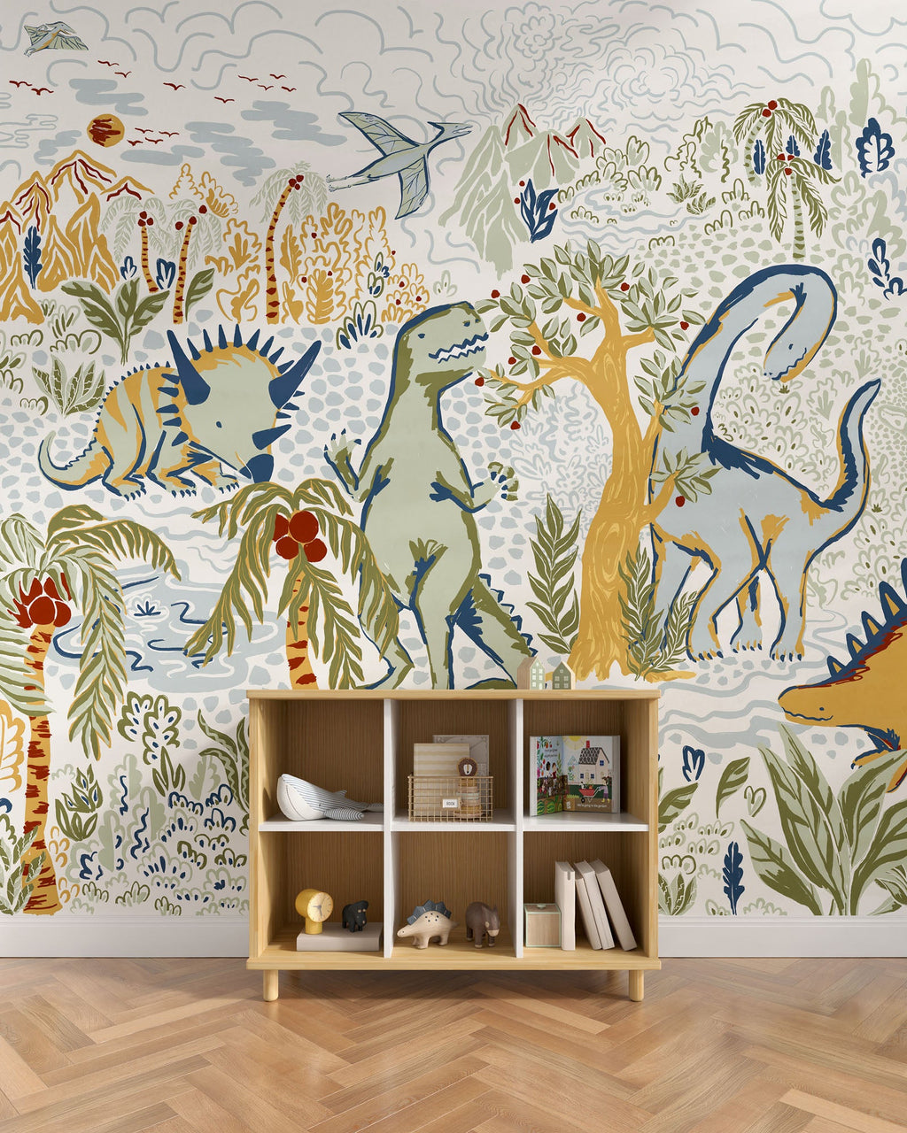 Dinosaur Island Wall Mural
