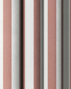 Striped Ruffle Blackout Curtain