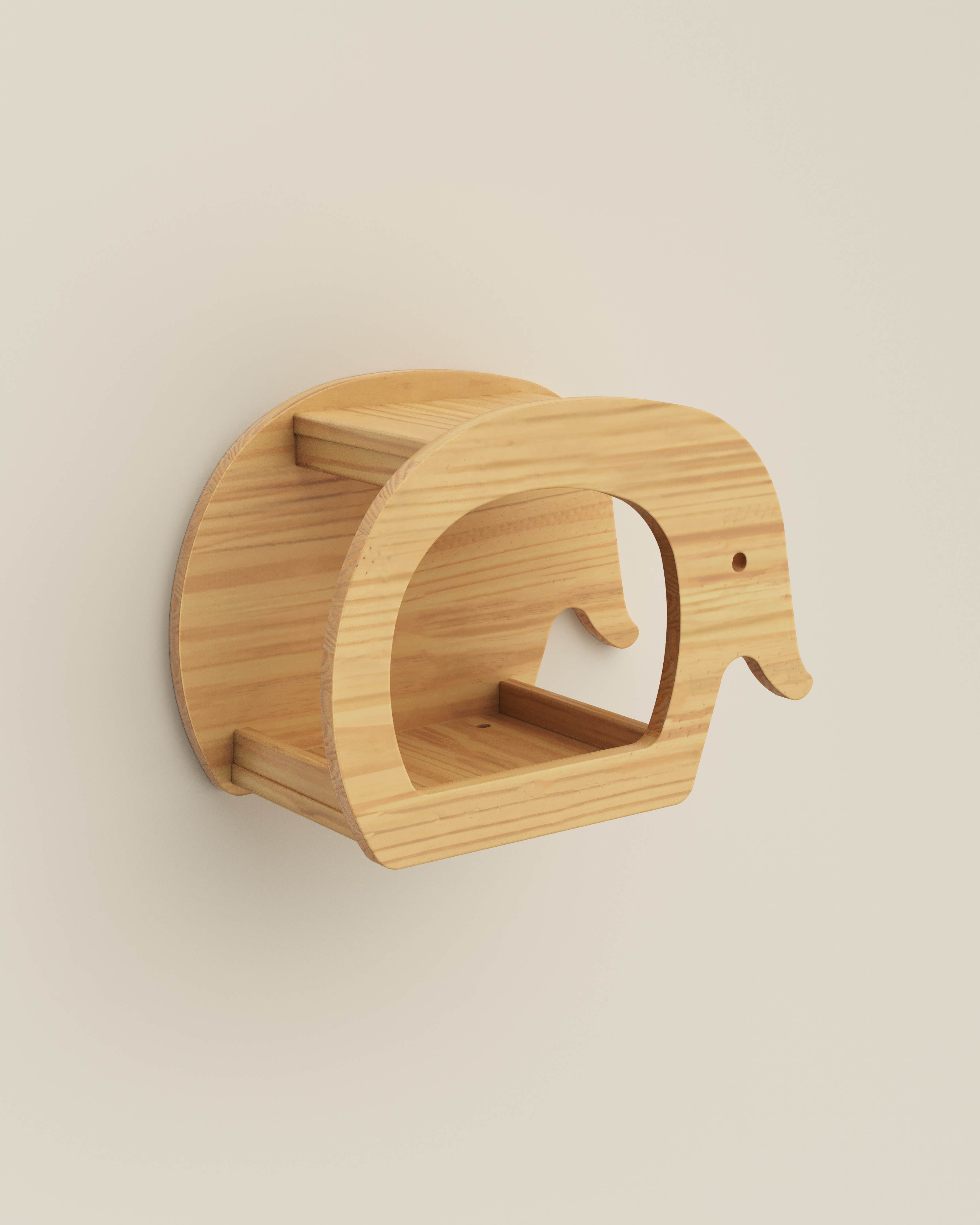 Elephant Floating Shelf