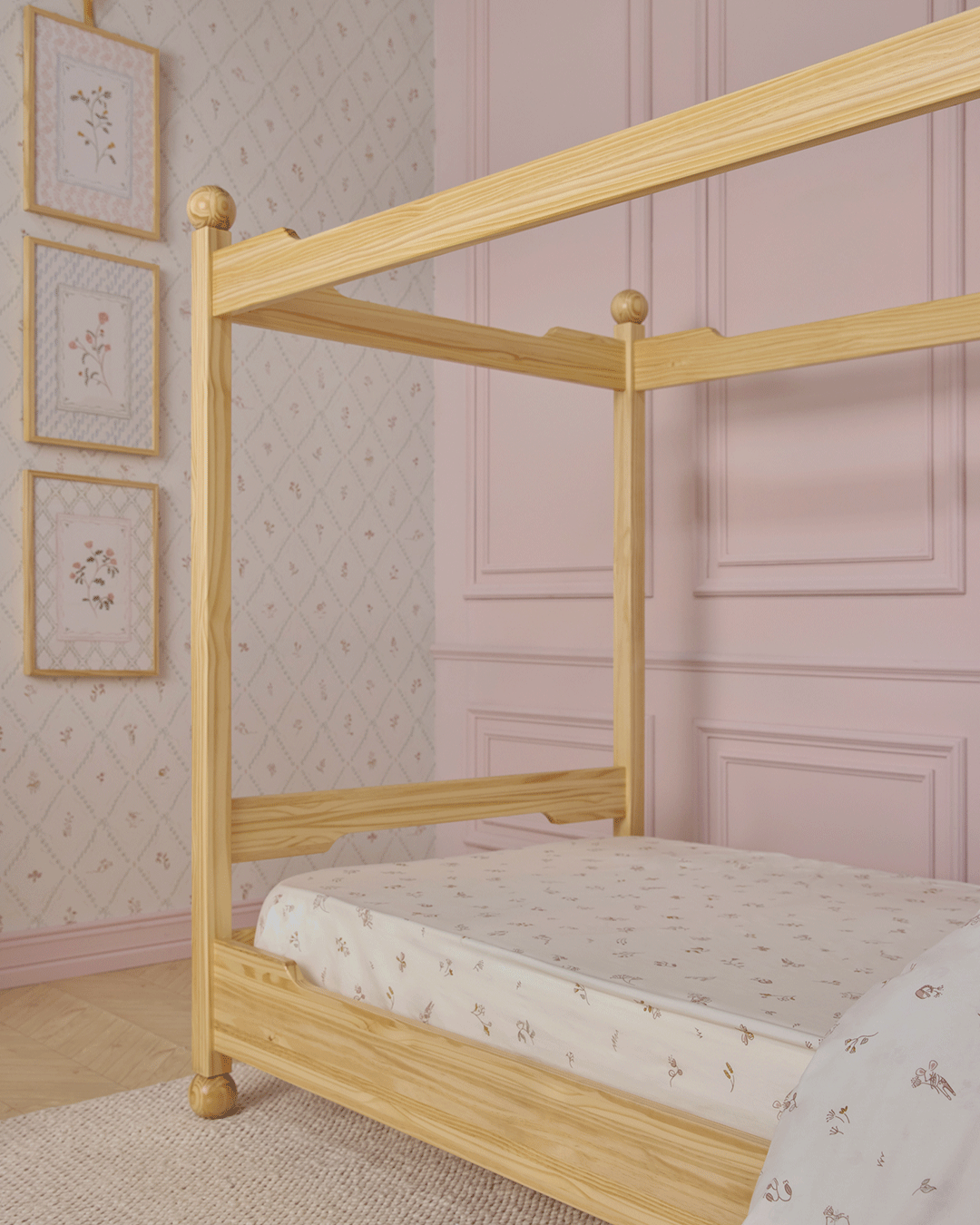 Castle Canopy Kids Bed