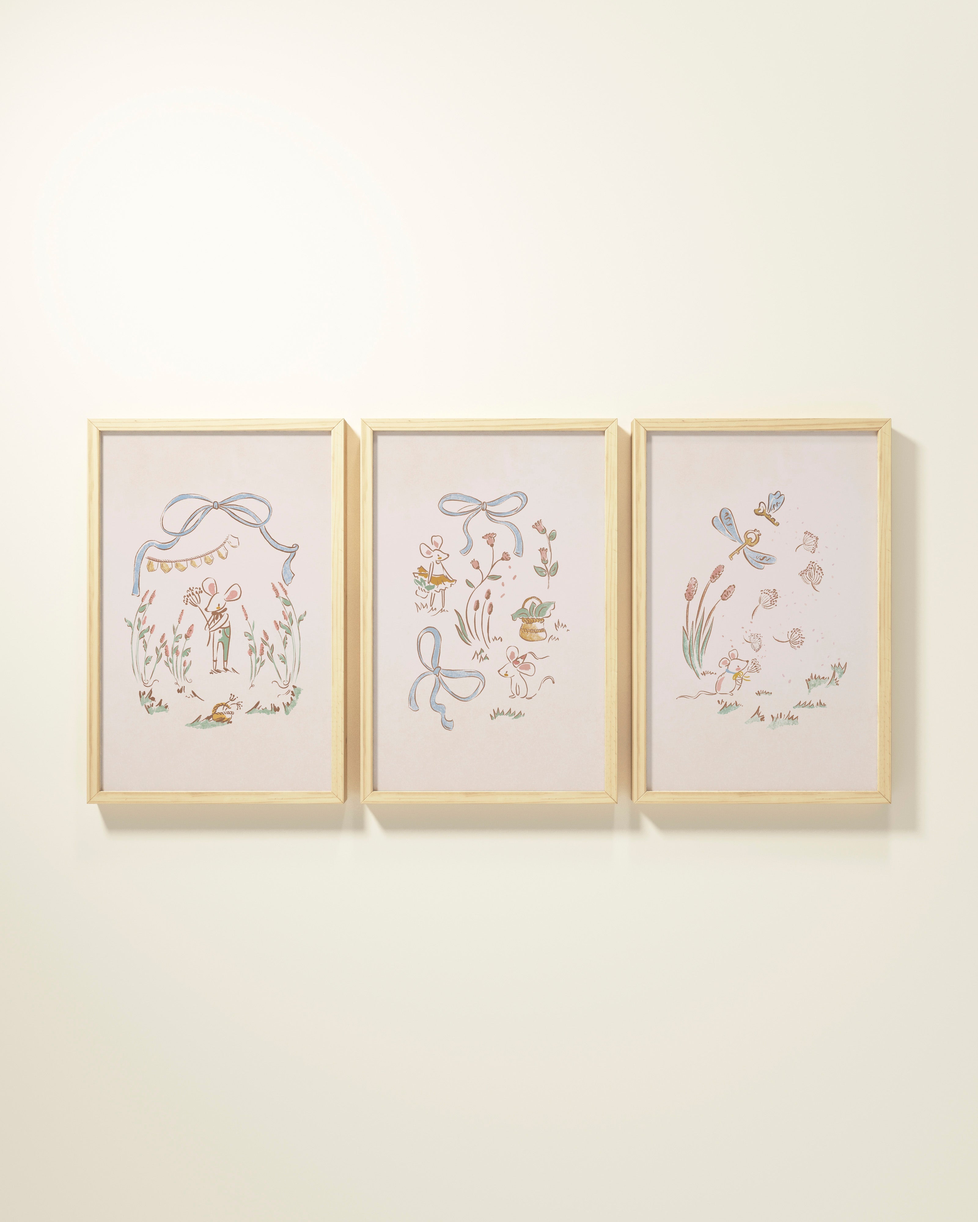 Enchanted Kingdom Framed Wall Art Set
