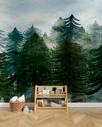 Evergreen Wall Mural