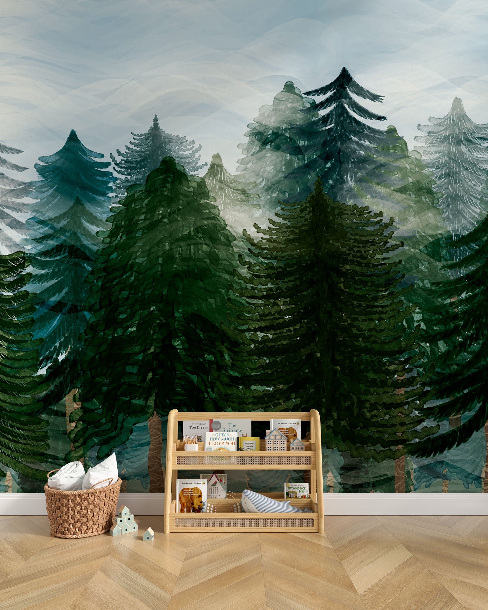 Evergreen Wall Mural