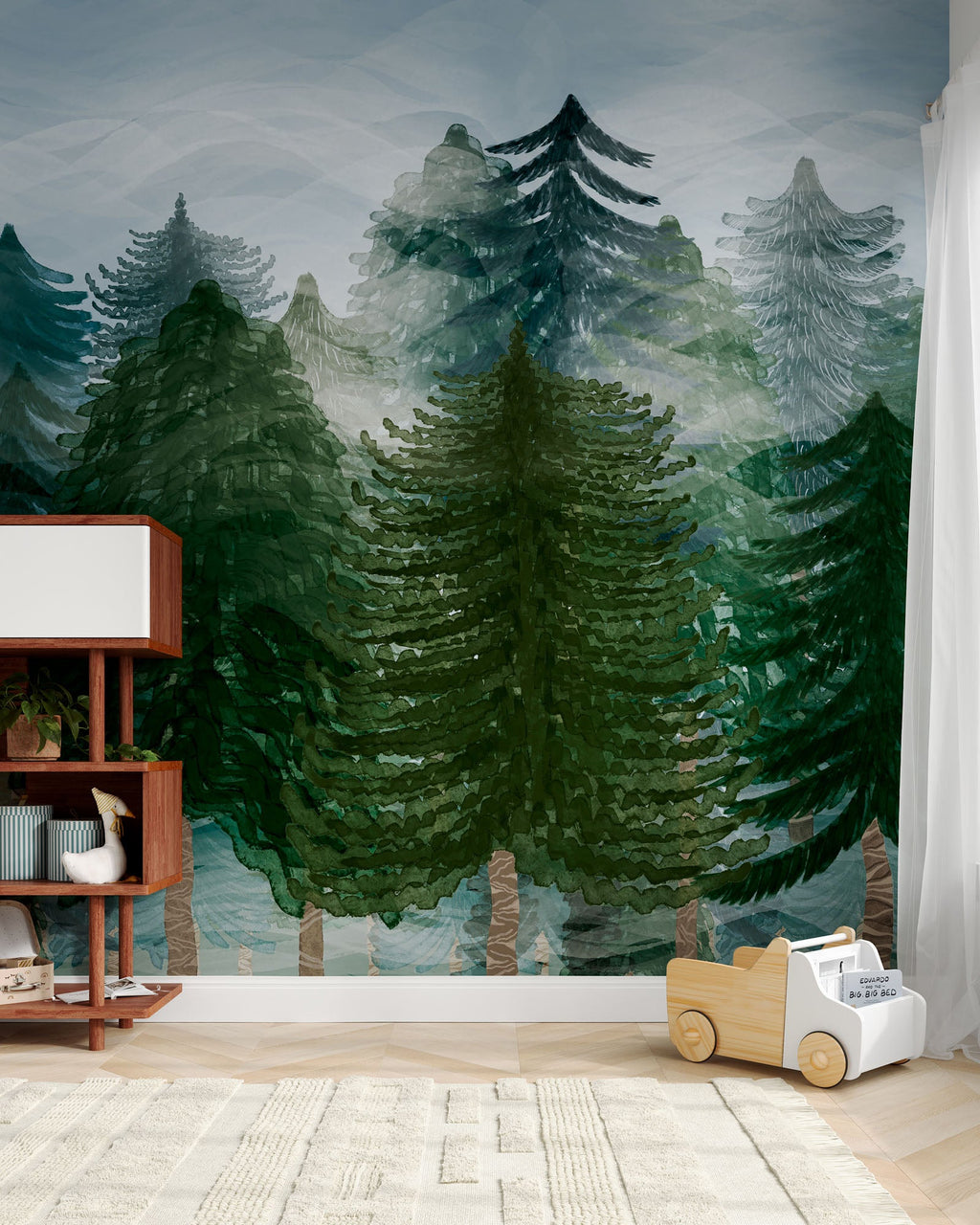 Evergreen Wall Mural