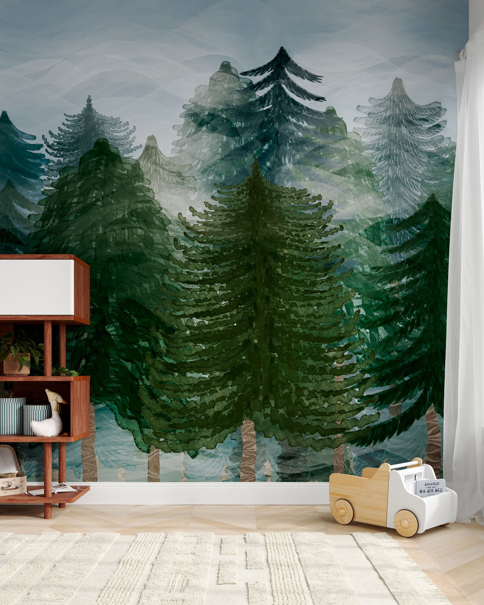 Evergreen Wall Mural