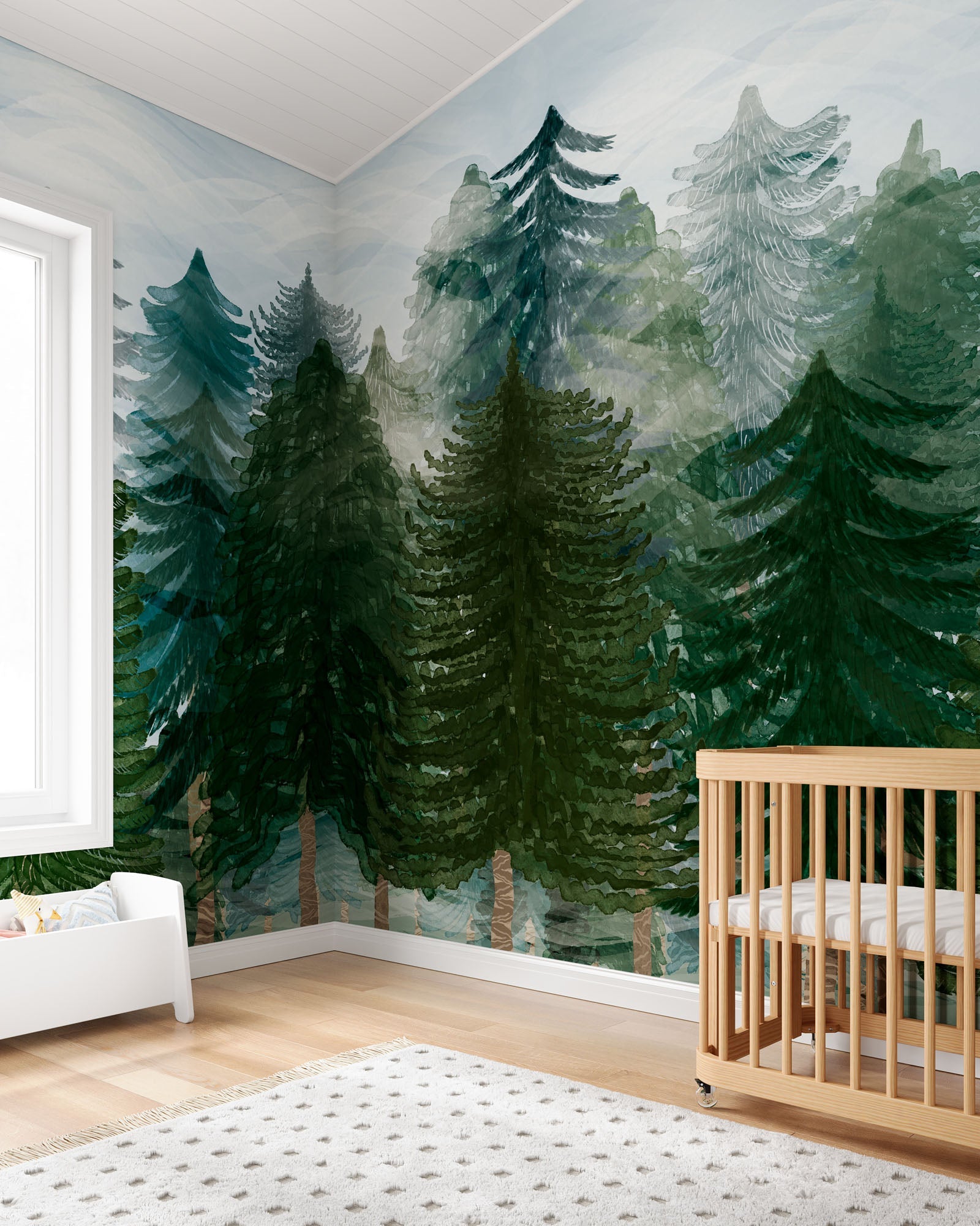 Evergreen Wall Mural
