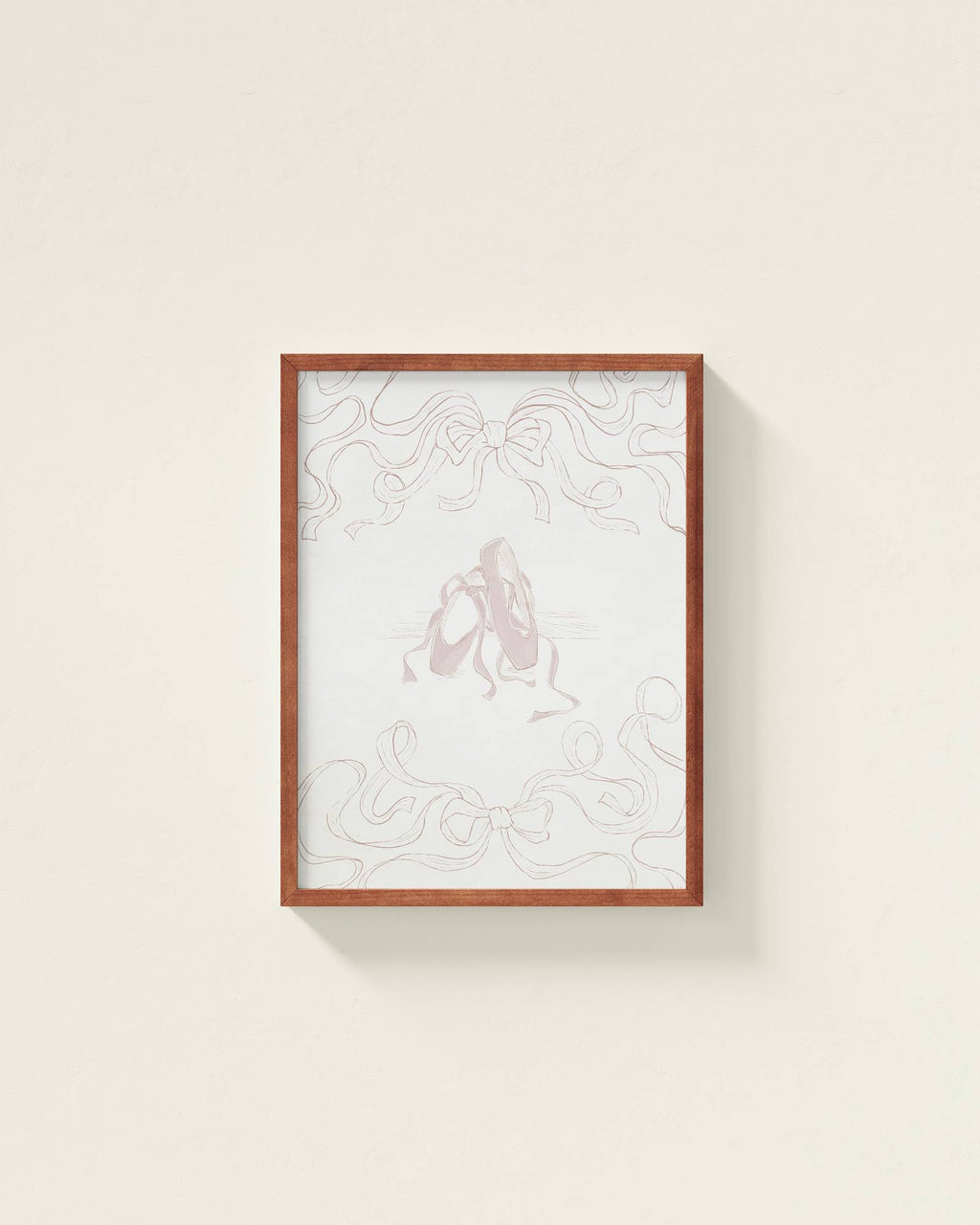 Ballet Slippers Framed Wall Art