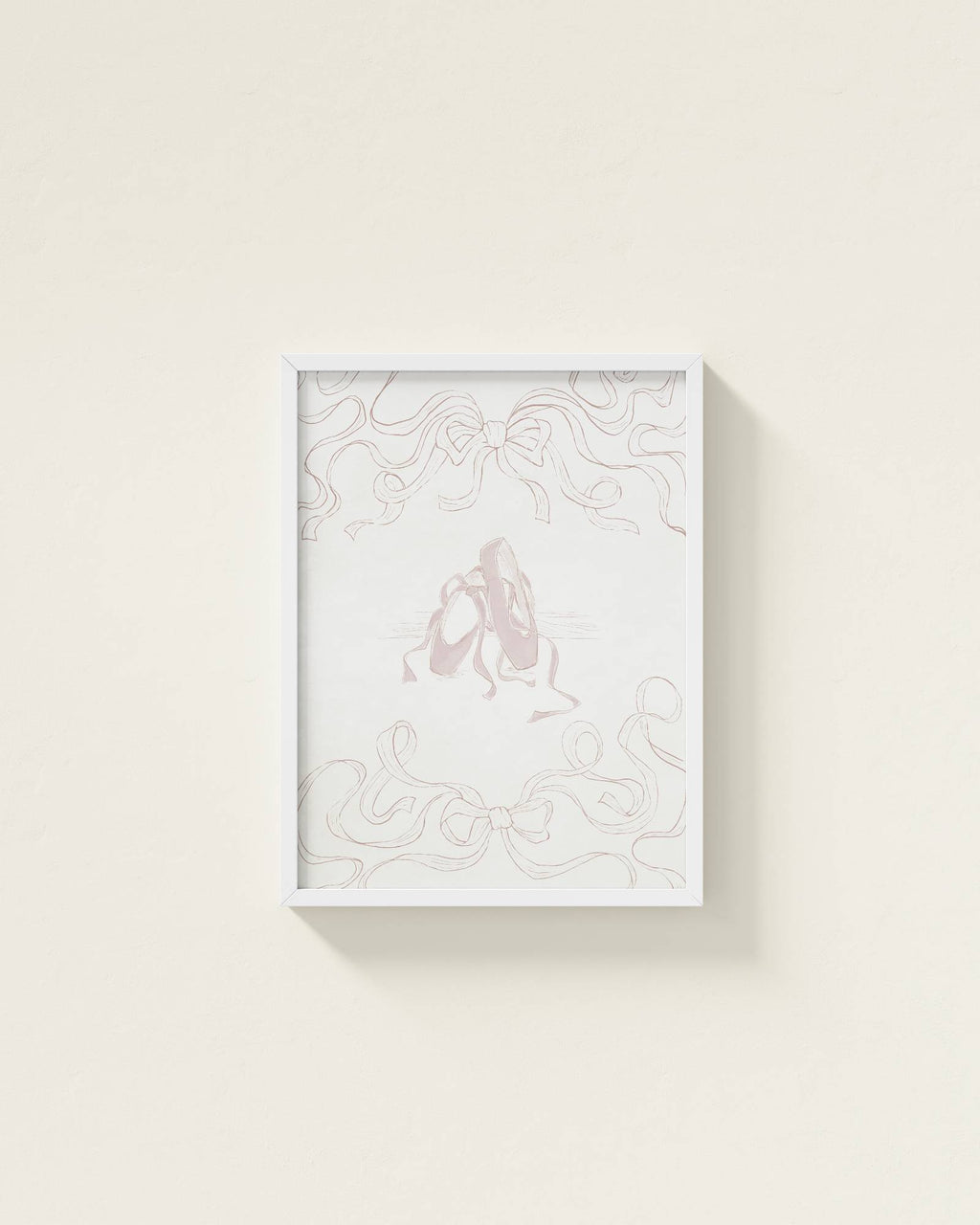 Ballet Slippers Framed Wall Art
