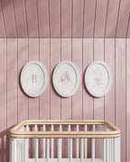 Ballet Slippers Personalized Oval Framed Wall Art Set