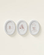 Ballet Slippers Personalized Oval Framed Wall Art Set
