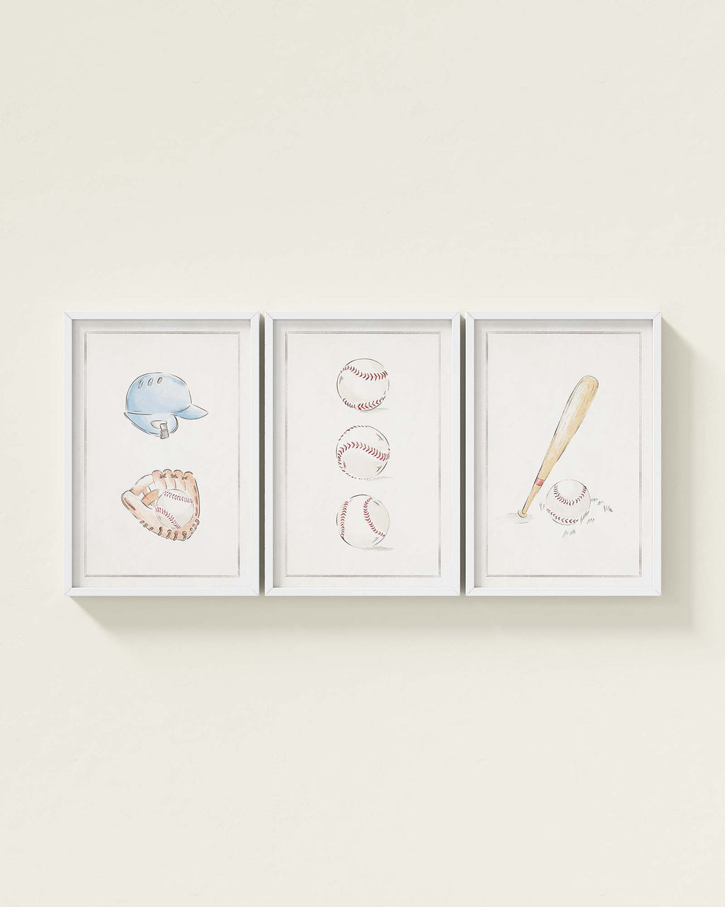 Bases Loaded Framed Wall Art Set