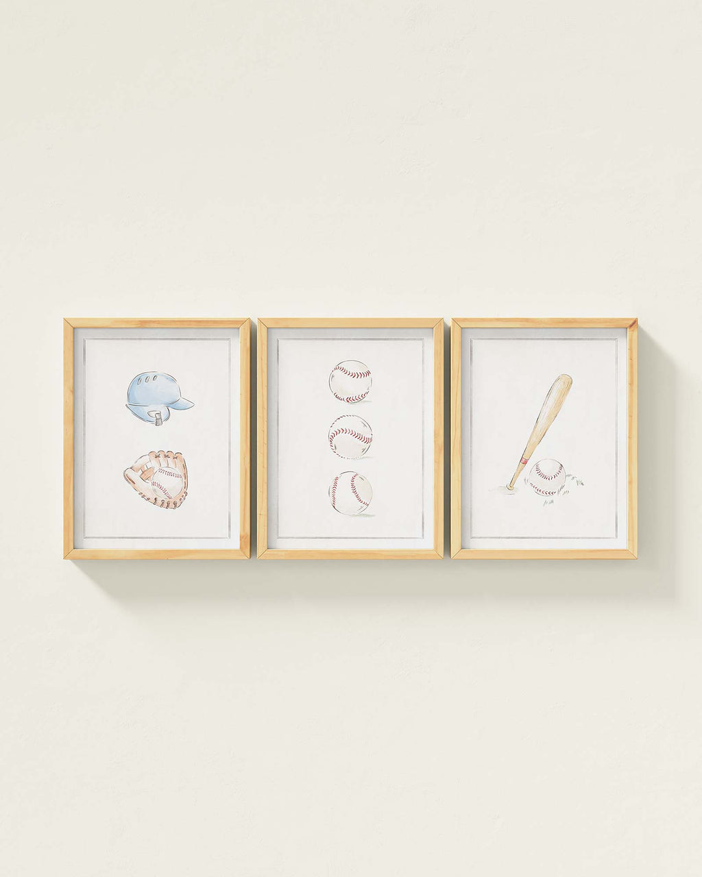 Bases Loaded Framed Wall Art Set