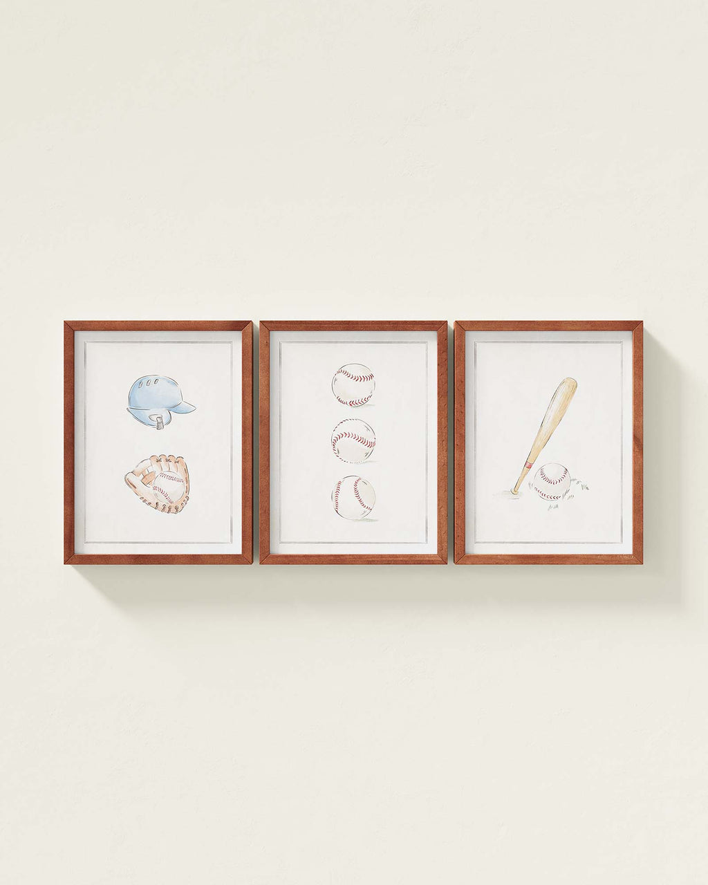 Bases Loaded Framed Wall Art Set