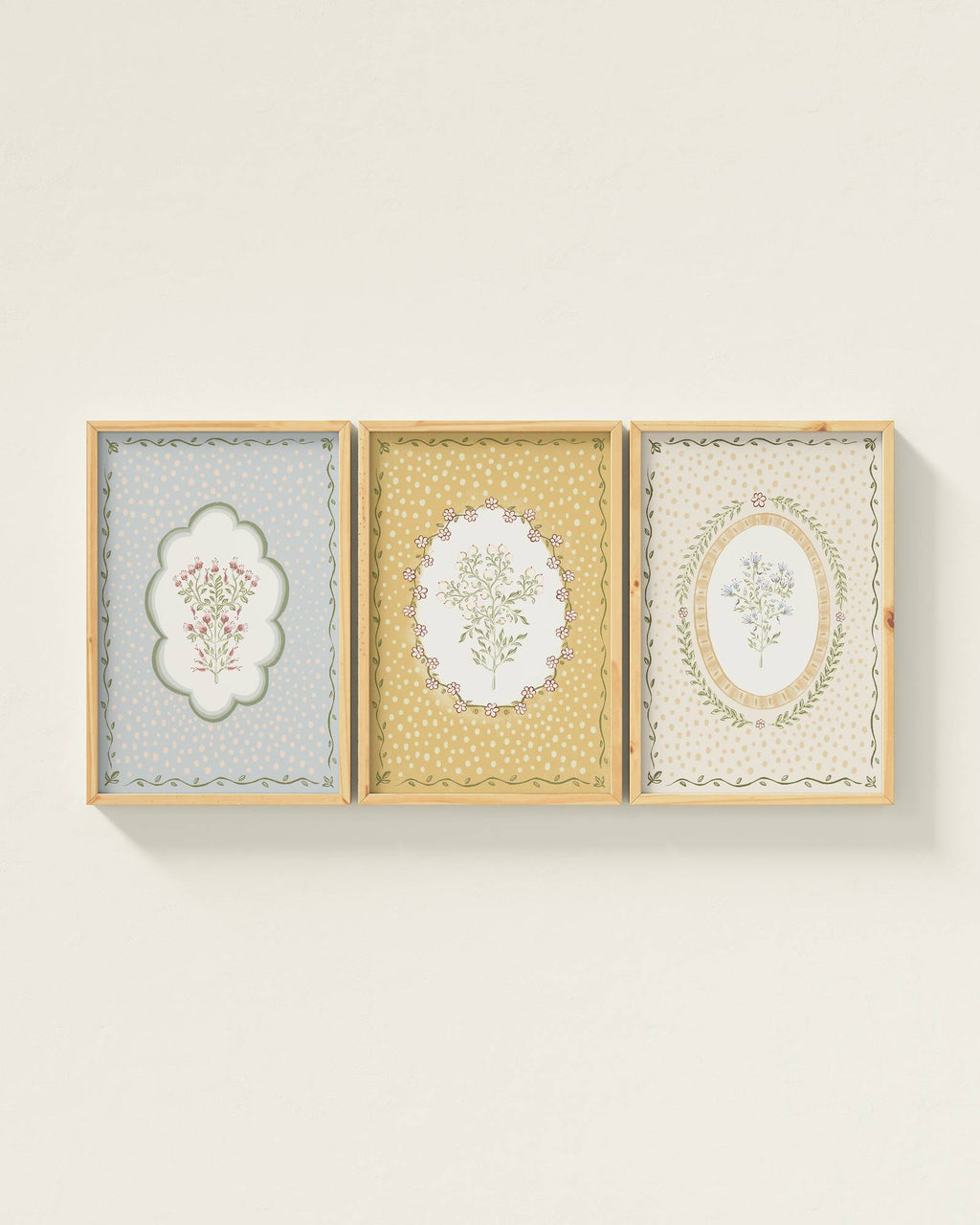 Fall Florals Wall Art Set
