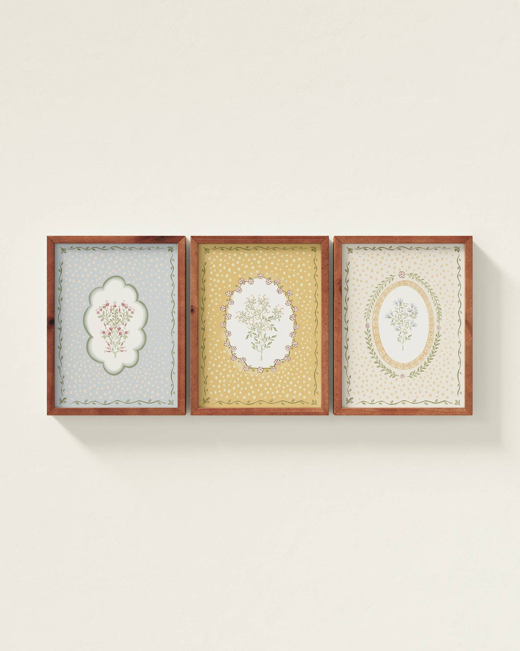 Fall Florals Wall Art Set