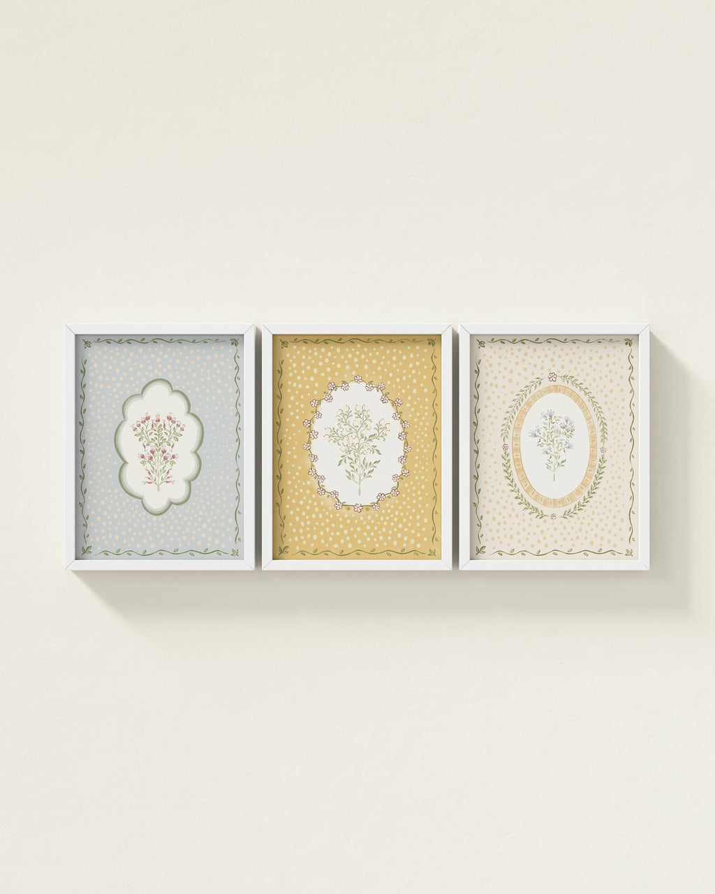 Fall Florals Wall Art Set