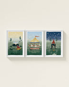 Parisian Park Wall Art Set