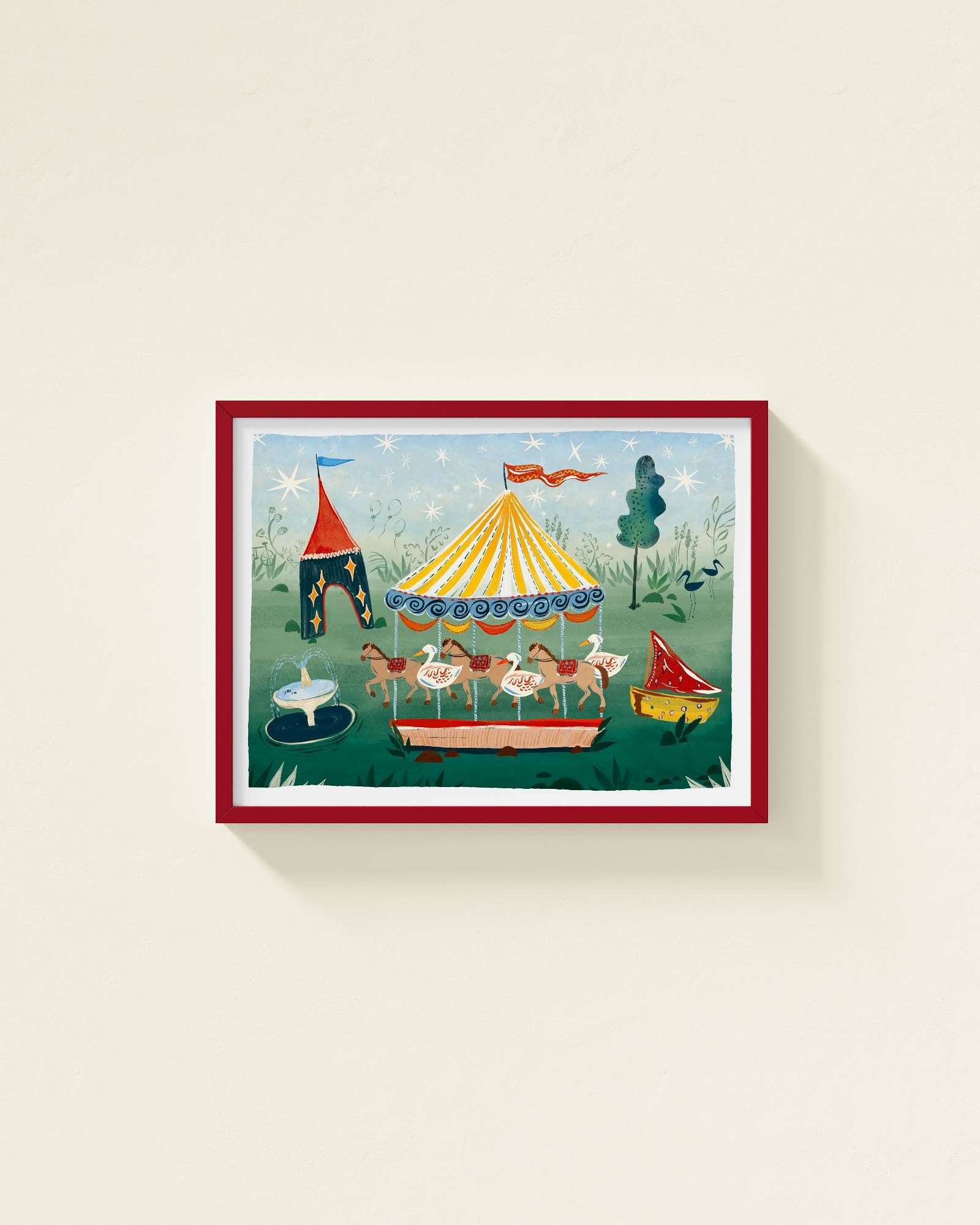 Tuileries Framed Wall Art