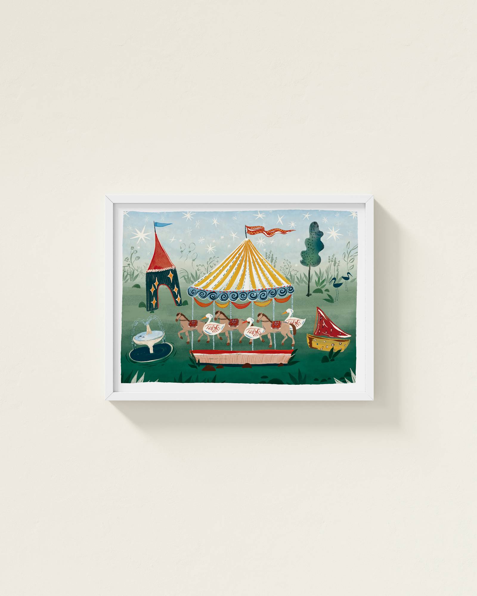 Tuileries Framed Wall Art