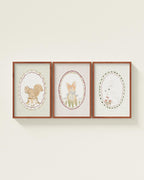 Meadow Friends Framed Wall Art Set