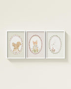 Meadow Friends Framed Wall Art Set