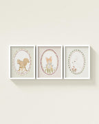 Meadow Friends Framed Wall Art Set