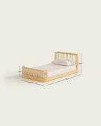 The Wave Kids Bed | Convertible Montessori Floor Bed to Twin