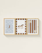 Palomino Horse Personalized Wall Art Set in Dawn