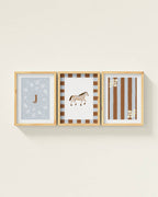 Palomino Horse Personalized Wall Art Set in Dawn