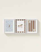 Palomino Horse Personalized Wall Art Set in Dawn