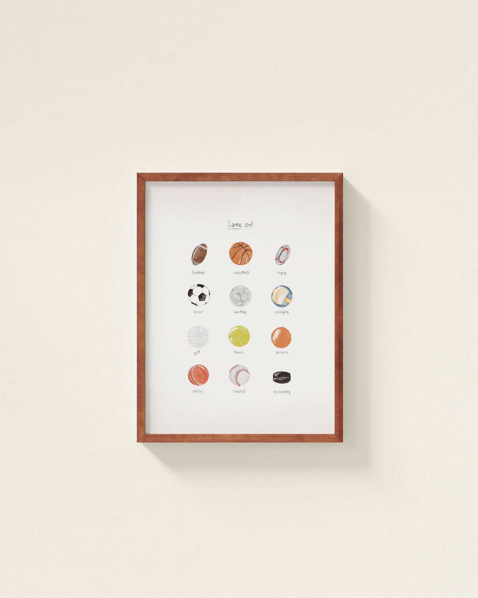 Play Ball Framed Wall Art