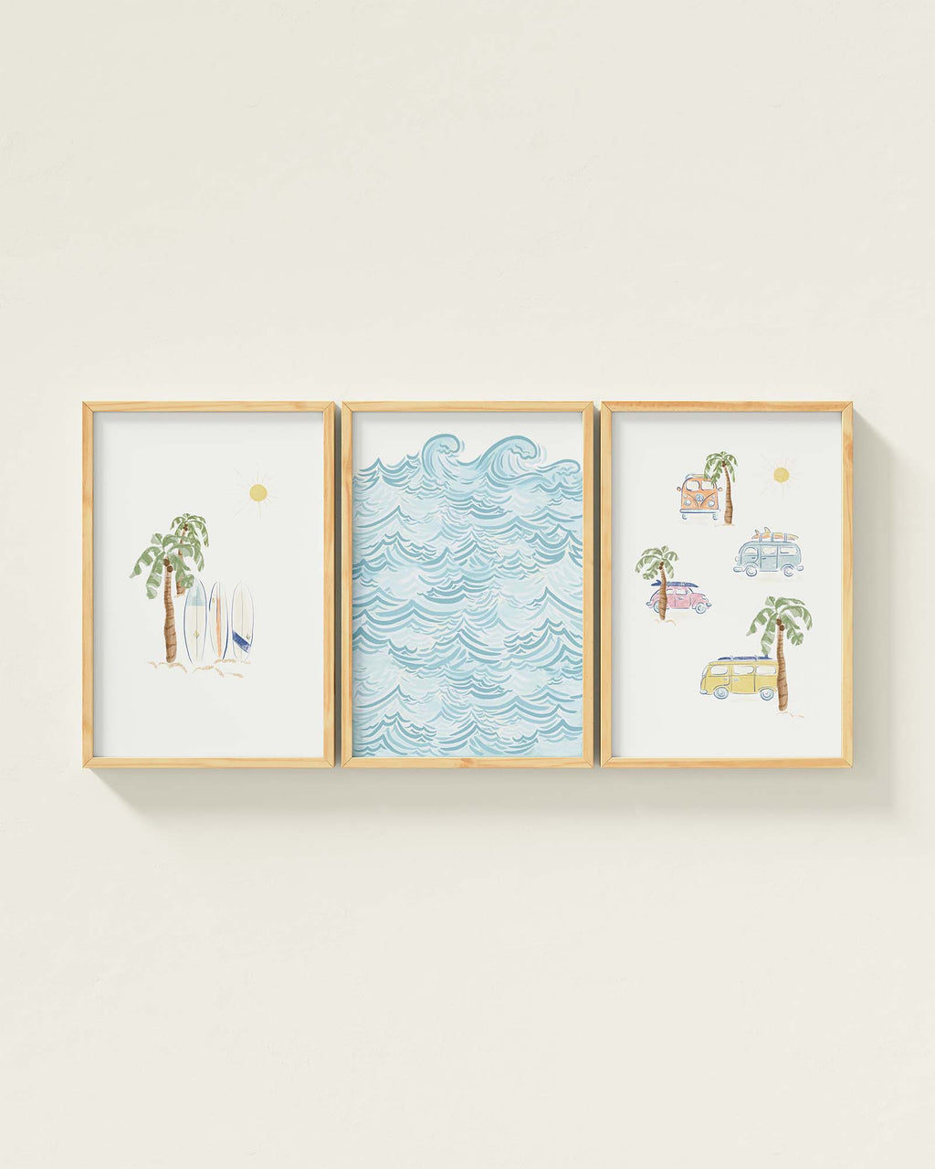 Surf’s Up Framed Wall Art Set