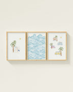 Surf’s Up Framed Wall Art Set