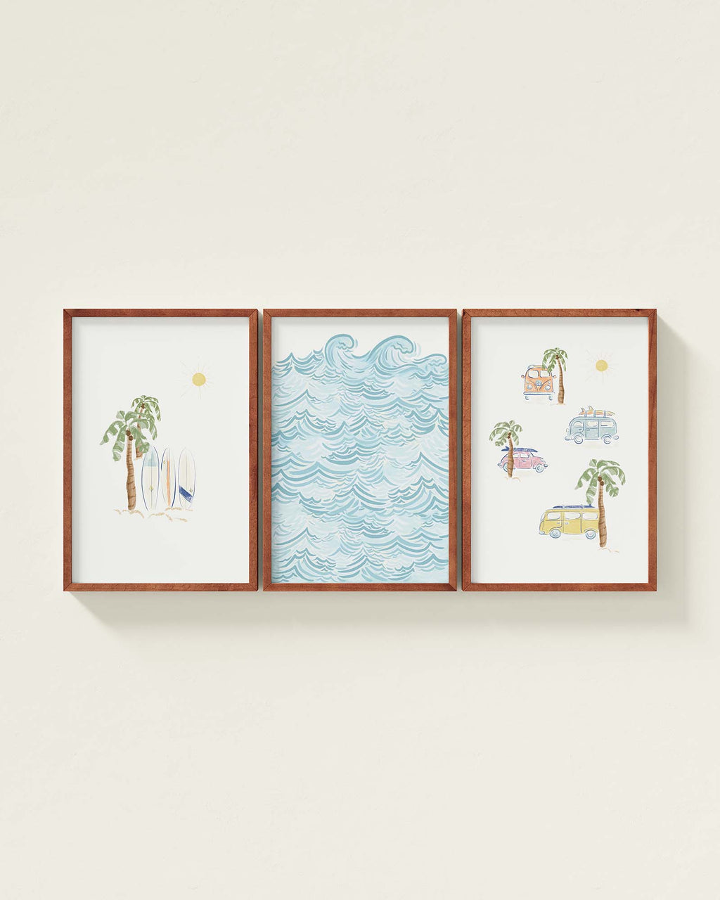 Surf’s Up Framed Wall Art Set