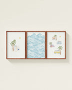 Surf’s Up Framed Wall Art Set