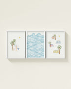 Surf’s Up Framed Wall Art Set