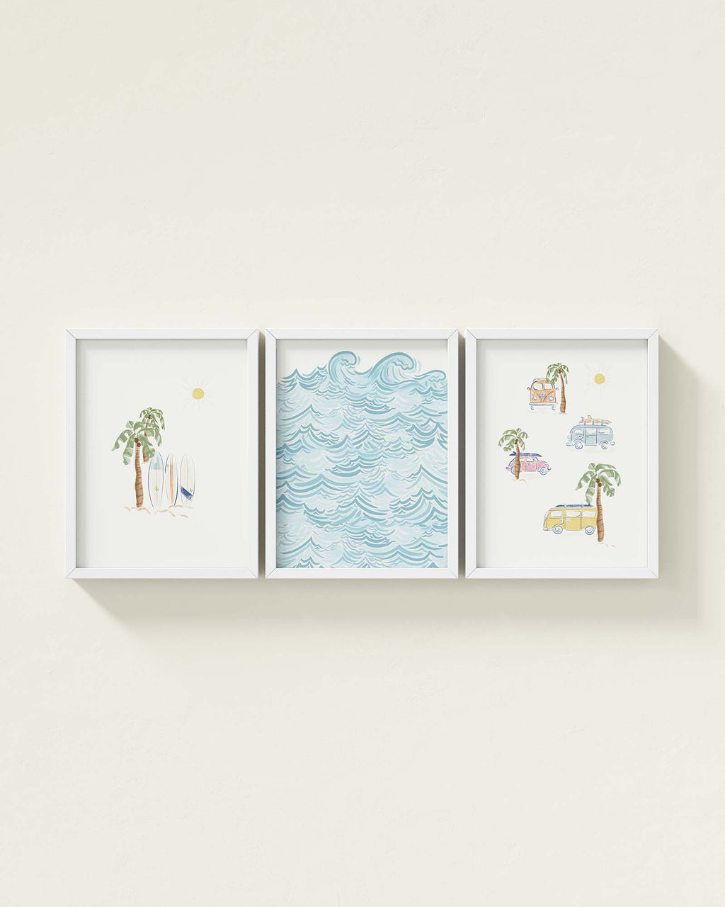 Surf’s Up Framed Wall Art Set
