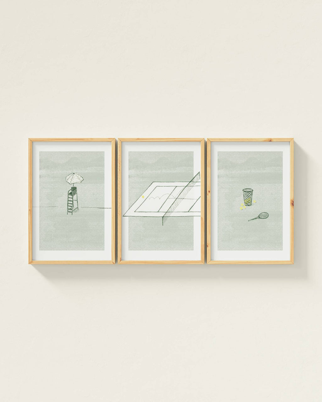 Tennis Ace Wall Art Set