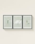 Tennis Ace Wall Art Set