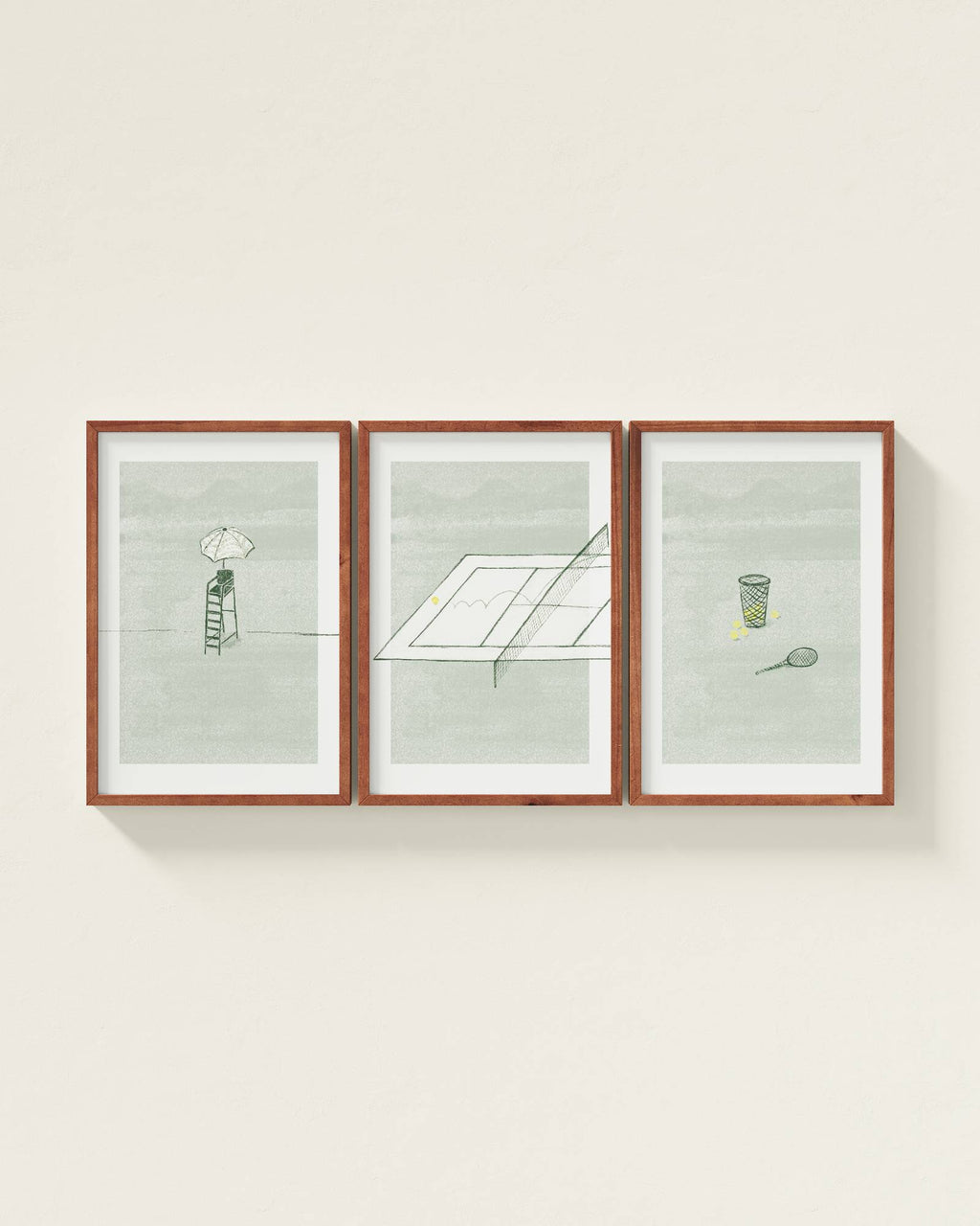 Tennis Ace Wall Art Set
