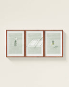 Tennis Ace Wall Art Set
