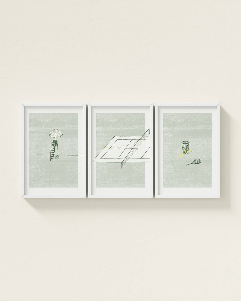 Tennis Ace Wall Art Set