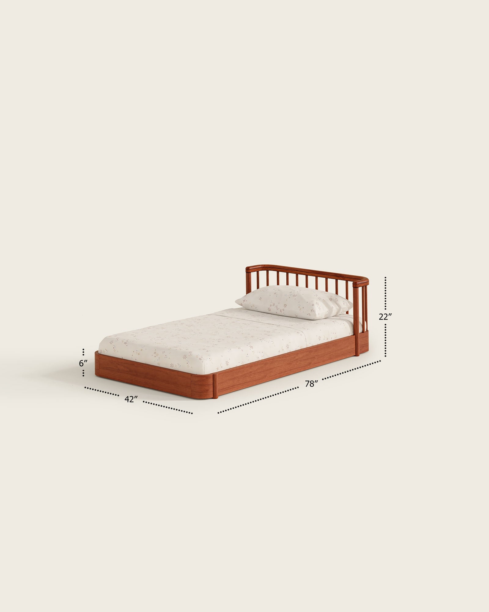 The Cloud Kids Bed | Convertible Montessori Floor Bed to Twin