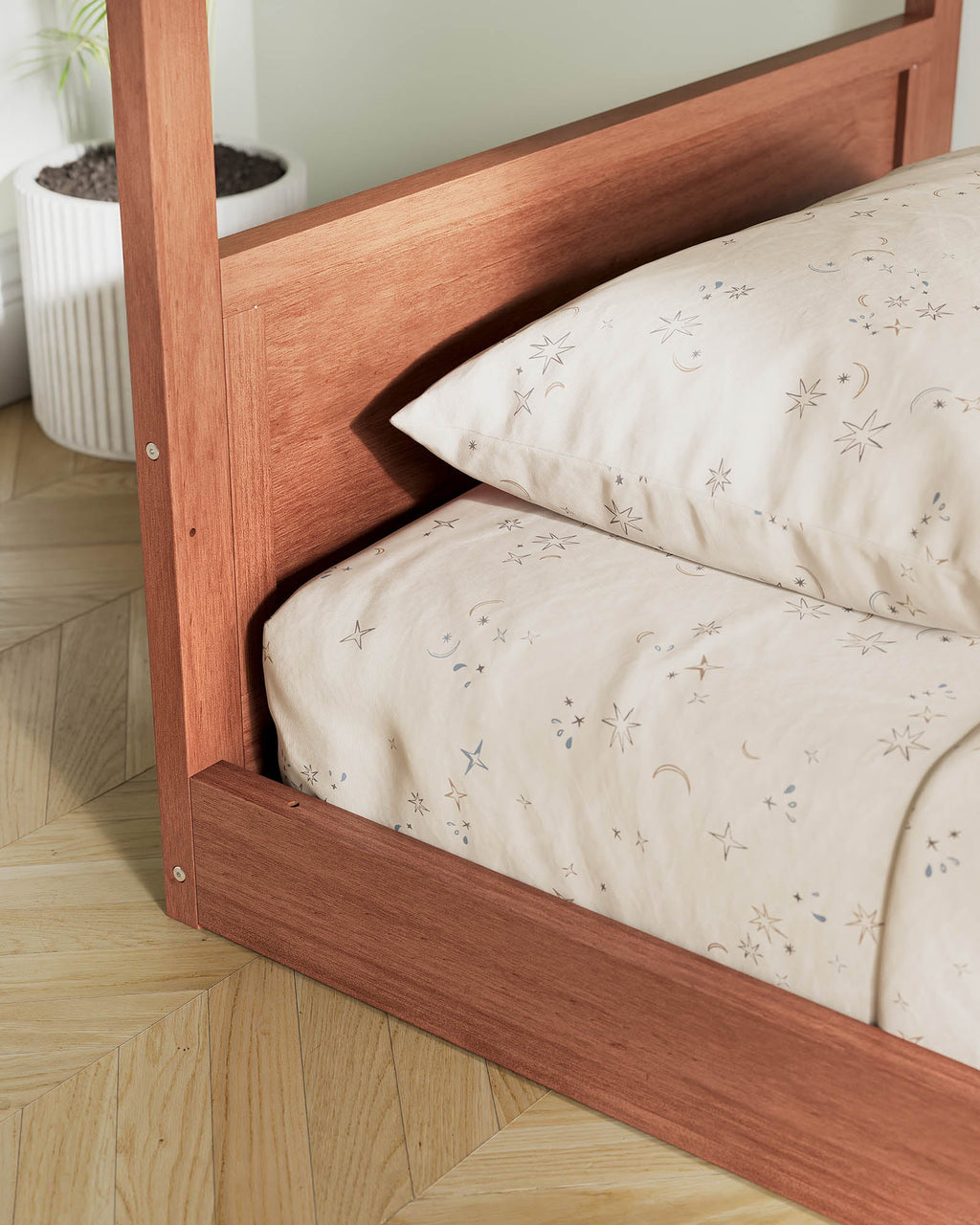 Our House Kids Bed | Convertible Montessori Floor Bed to Twin