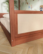 Our House Kids Bed | Convertible Montessori Floor Bed to Twin