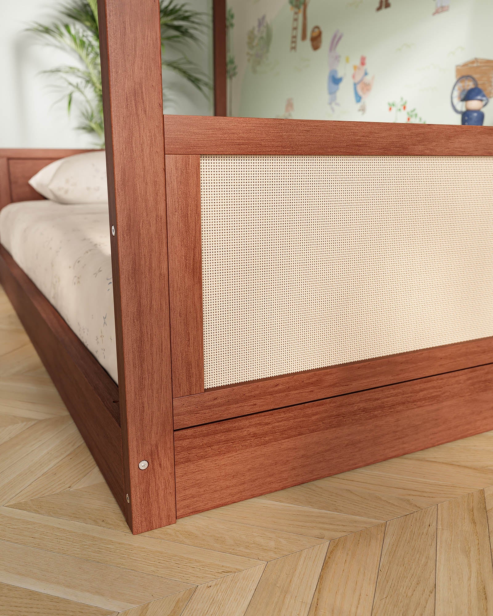 Our House Kids Bed | Convertible Montessori Floor Bed to Twin