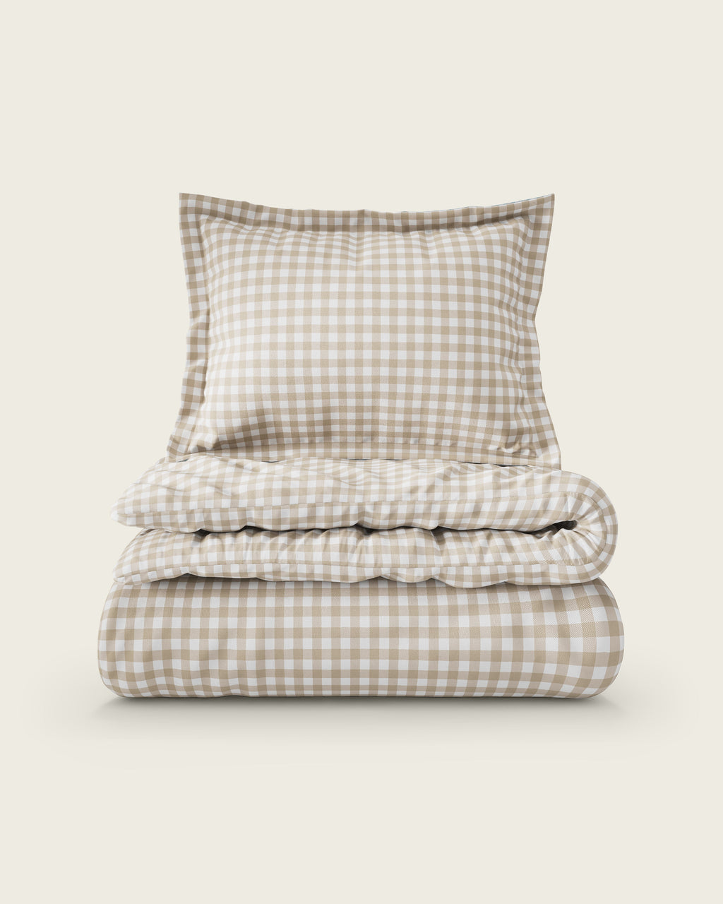 Gingham Twin Duvet Cover Set